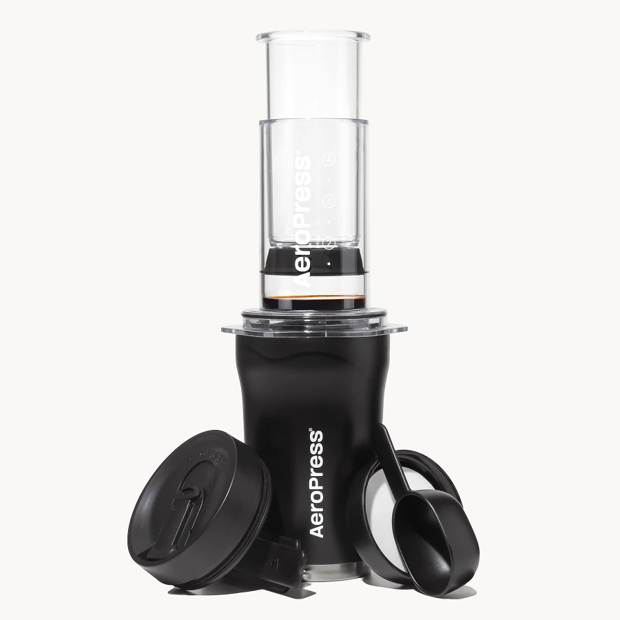 AeroPress Go Plus Travel Coffee System · negro