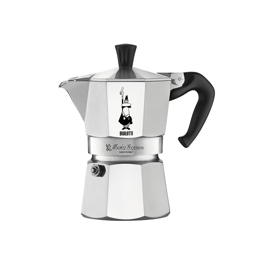Bialetti Moka Express 3 tazas · aluminio · plata