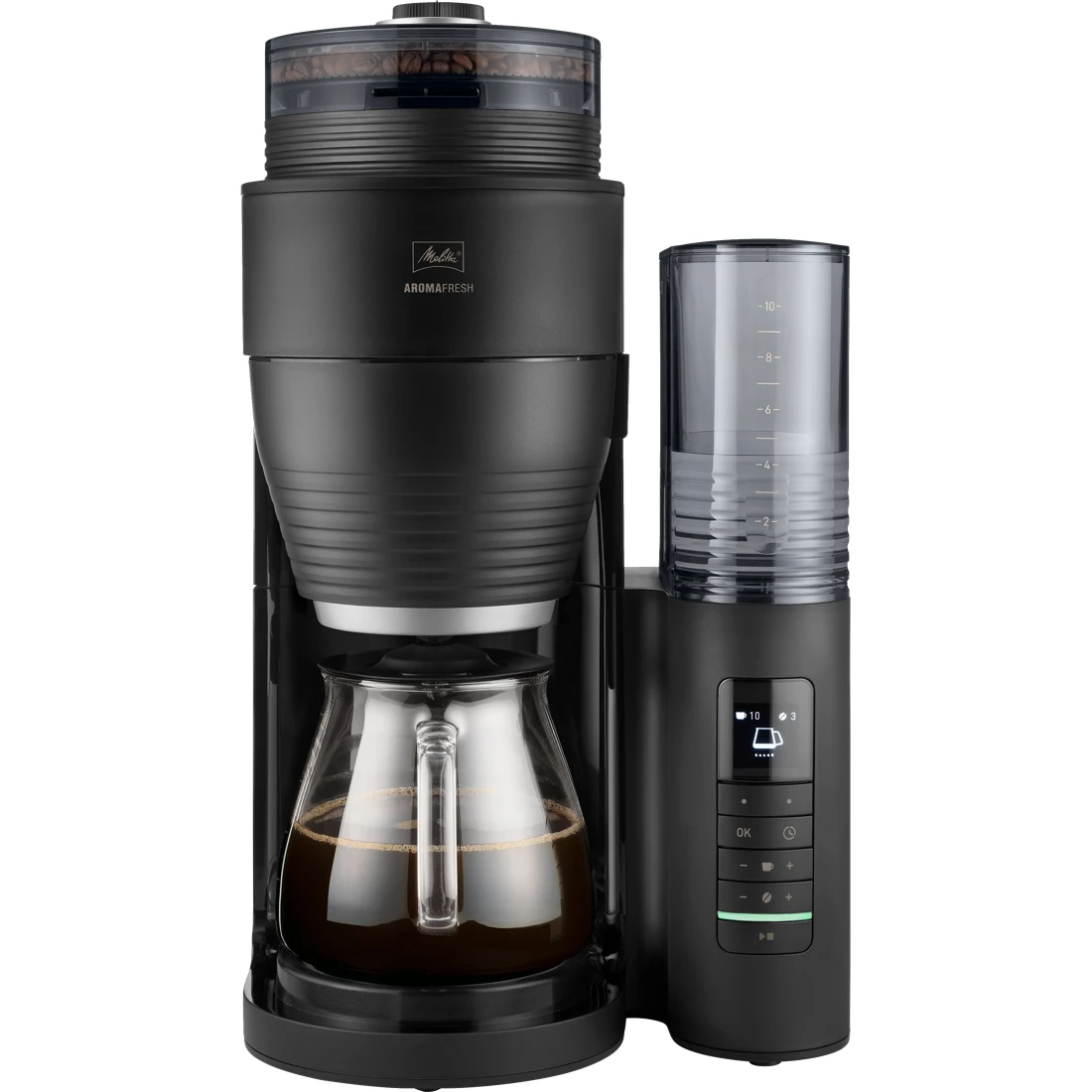 Melitta AromaFresh Pro X 1030-02 · negro/plata · jarra de vidrio